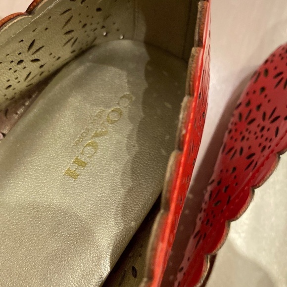 Coach patent leather cut out shoes - Picture 2 of 11